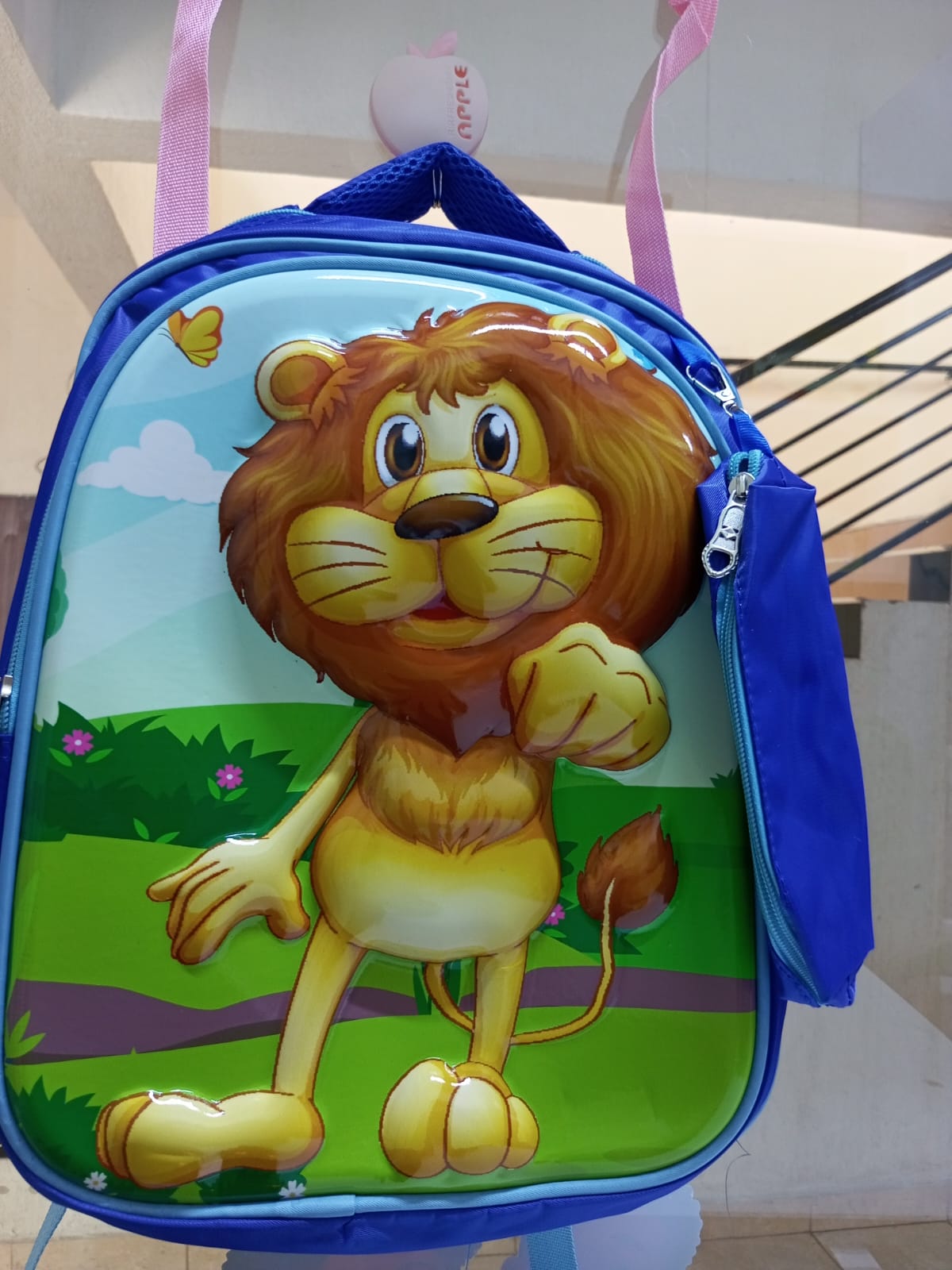 CrabKids Blue Lion School Backpack